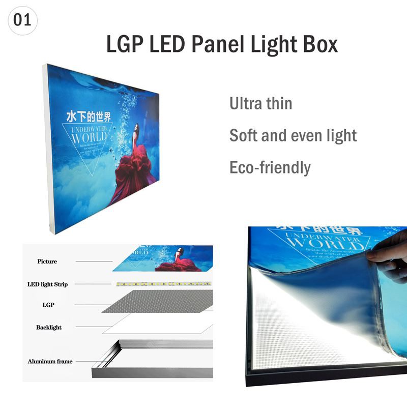 vinylový svetelný box
