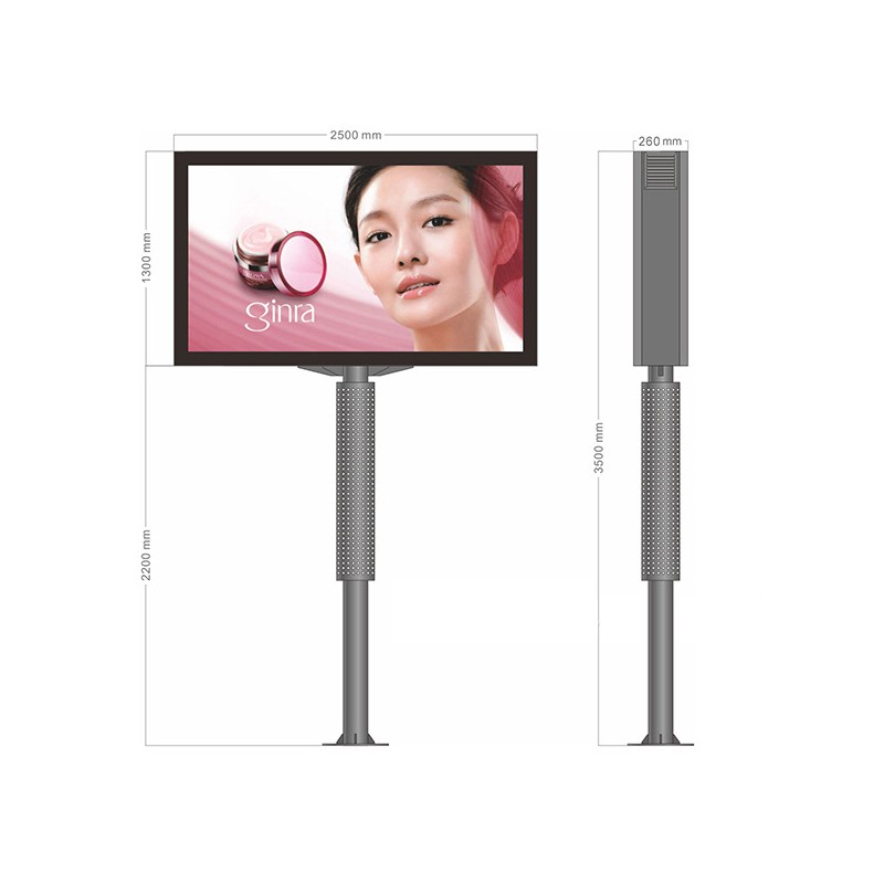 outdoor light box sign